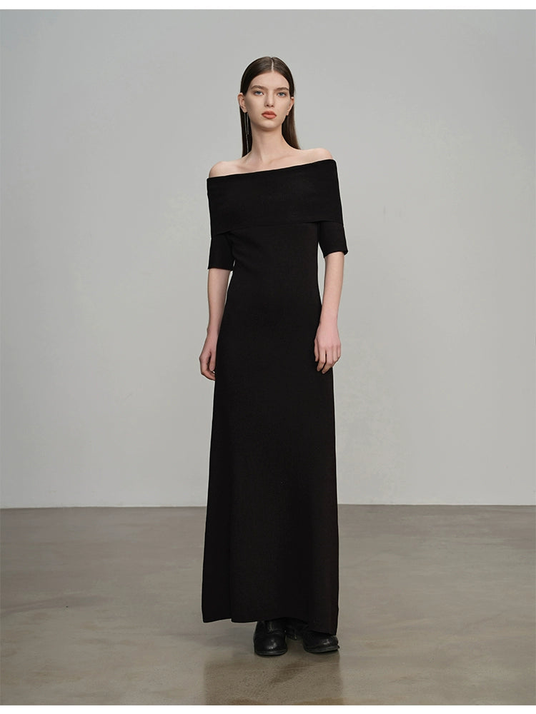 فستان كتف واحد أنيقة