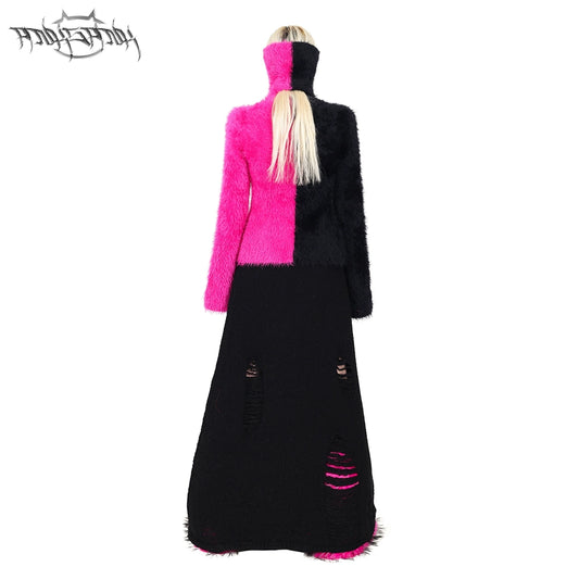 Electric Moon Woolen Skirt