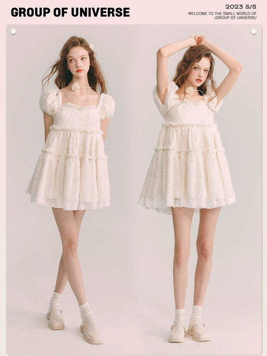 Feather Doll A-line Dress