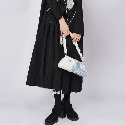 Y2K Splice Cylinder White Bag