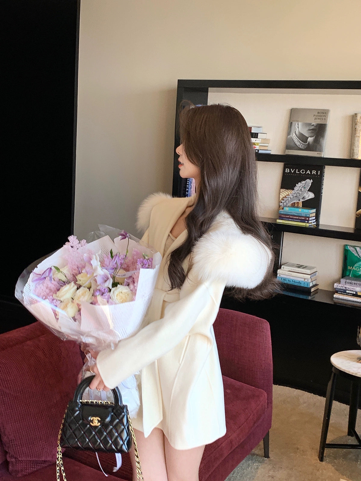 Double Wool Coat by Winter Snow