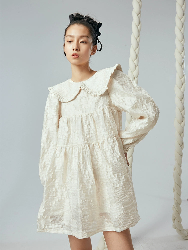 ثوب نهاية الدمى الكشكش -فستان نهاية عالية