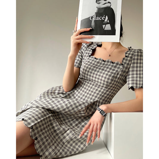 Noguchi Check Mini Skirt