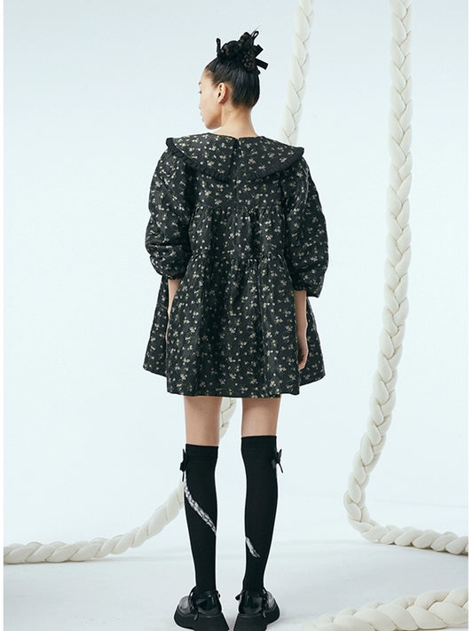 تنورة قصيرة الأزهار الفرنسية -تنورة قصيرة