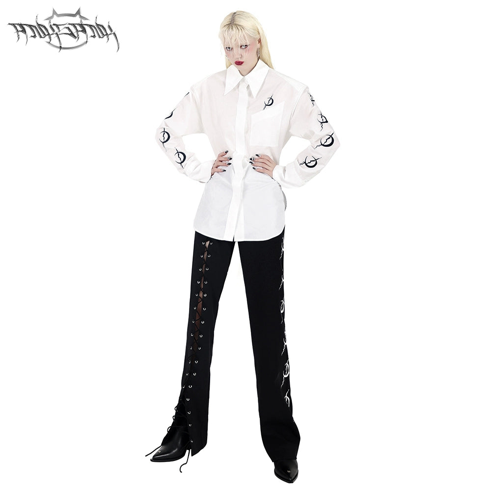 Electric Moon Casual Black Pants