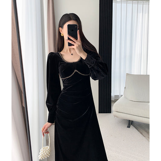 Black Velvet Dress