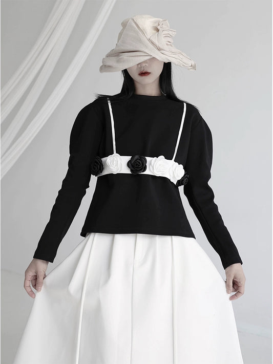 Haut de pull à manches bulles