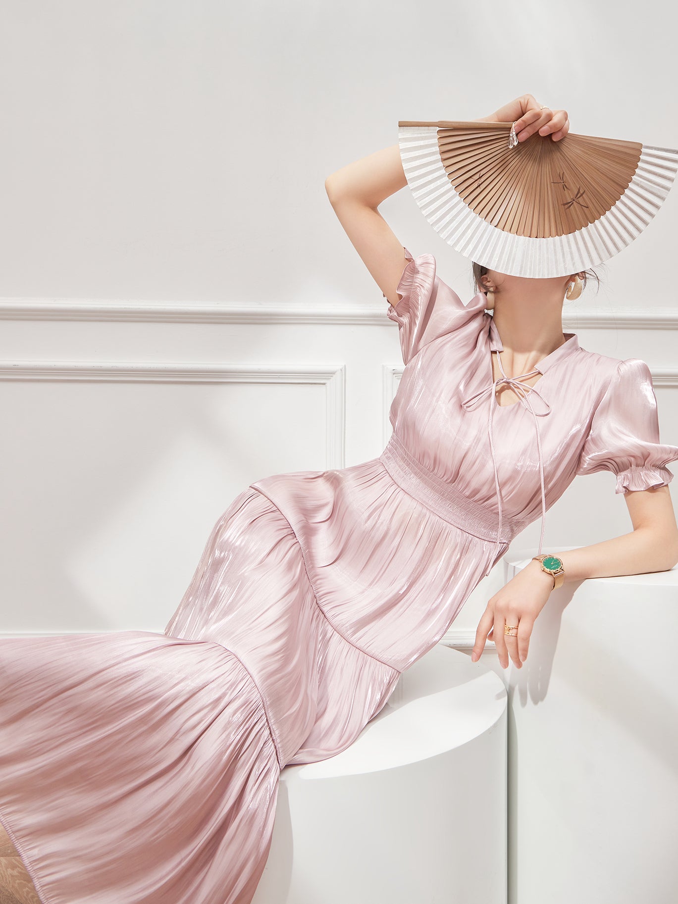 Celebrity Pink Saten Fair Leadress | Adult Cute One Piece Dress Serendute Celebrity Pink Saten Fair Leadress | Adult Cute One Piece Dress Serendute