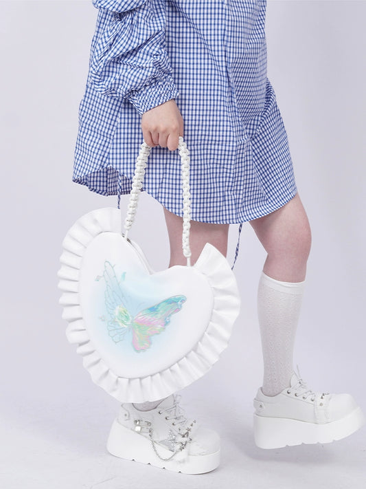 Woven Graffiti Love Bag