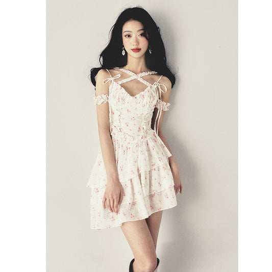 Cross Strap Sleeveless Dress