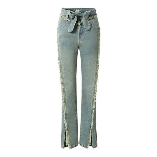 Blue Rugged Slim Jeans