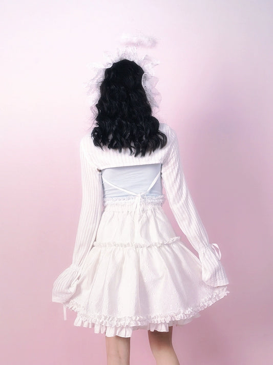 الفتاة الدانتيل Suncoat أعلى