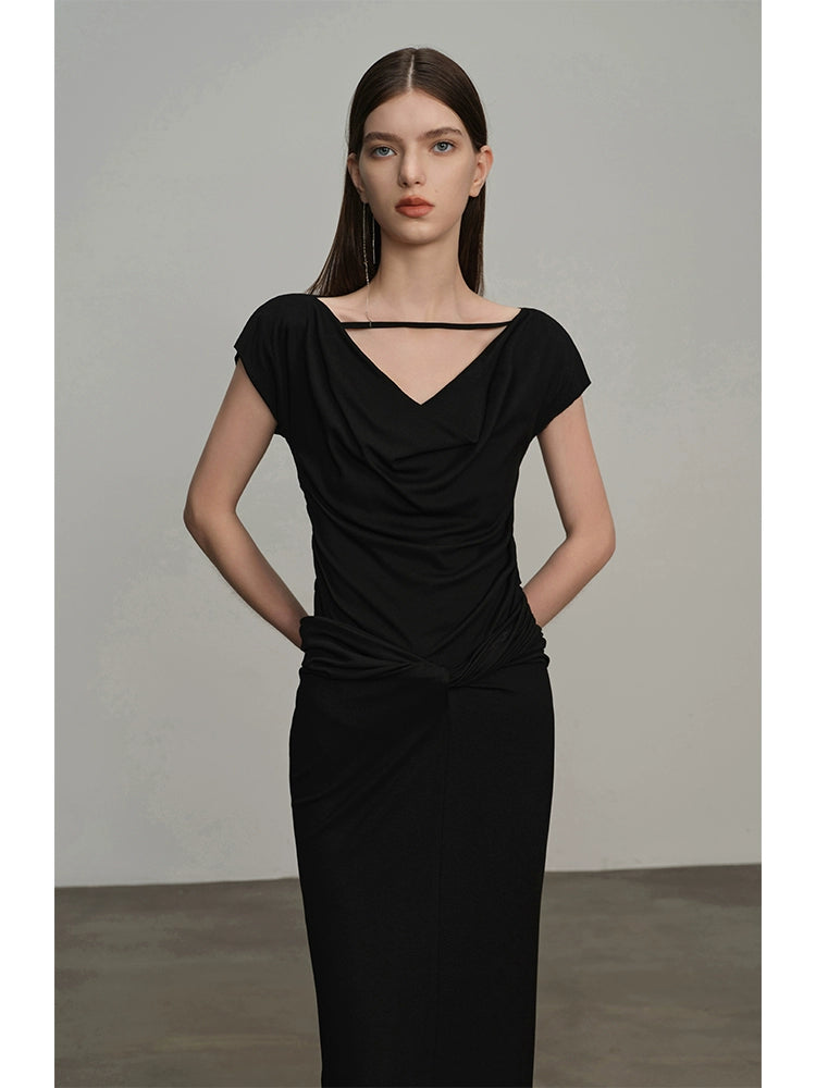 Веденный жилет с темпераментом V-образного выхода