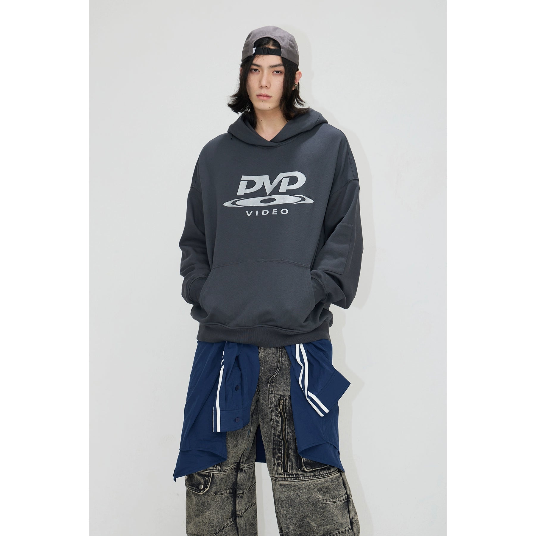 Limited] DVD Silicone Print - Zipper Structure Hoodie | Stylish hoodie in  the tops category – Serendute