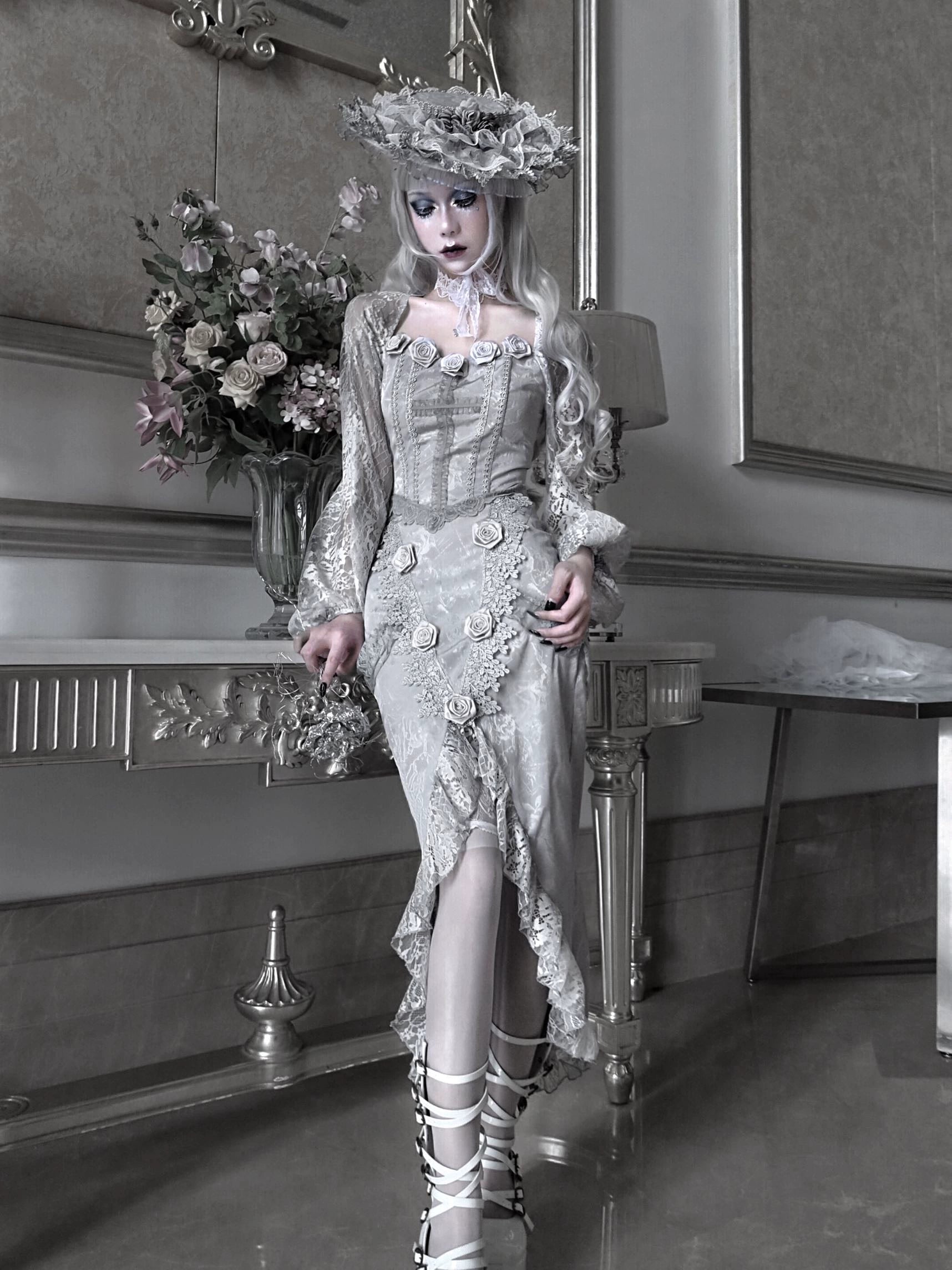 silver gothic dress Amazon.com: Y2k Alt Dress Goth Dress Gothic Maxi Dress Sundress for Women Going Out Dress Gothic Emo Alt Cloth Y2k Accessories (Blue,S): Clothing, Shoes & Jewelry