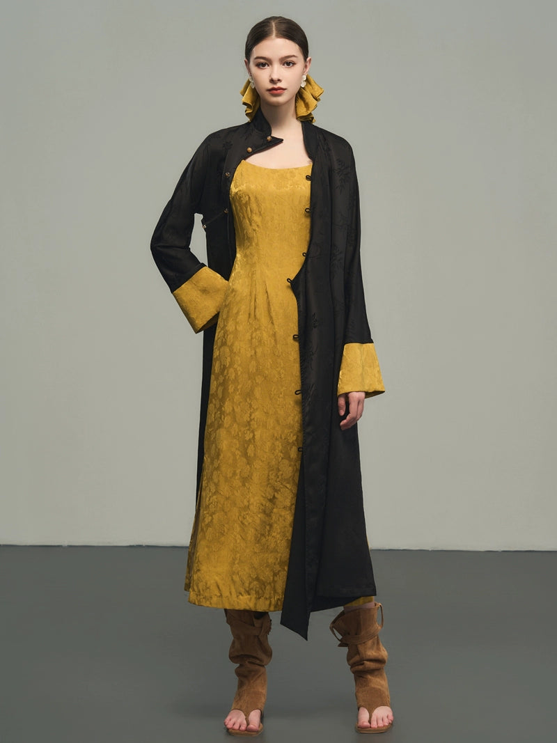 Vestito di cardigan zen nero