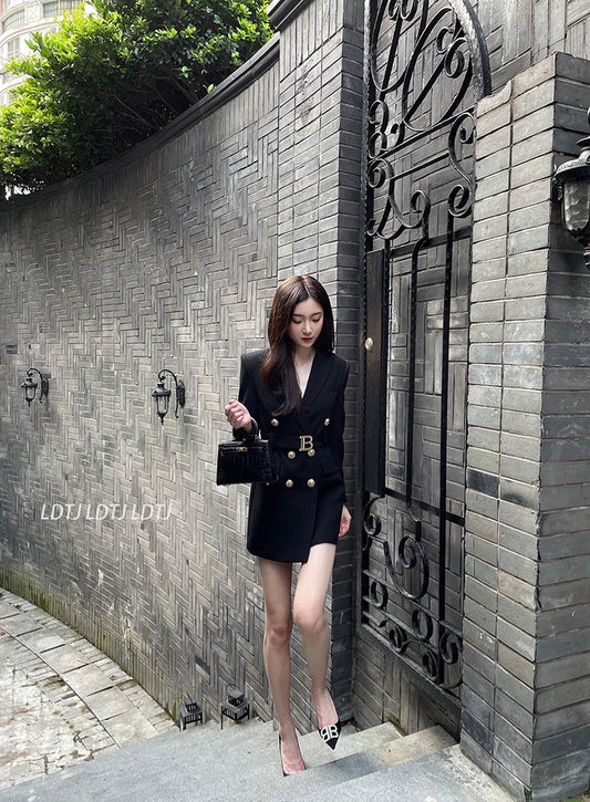 Elegant Suit Skirt Coat