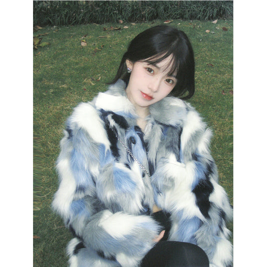Warm Fox Fur Coat