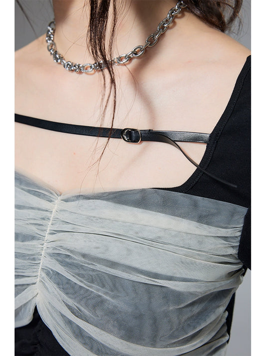 شبكة لصق -أعلى رقبة مربعة