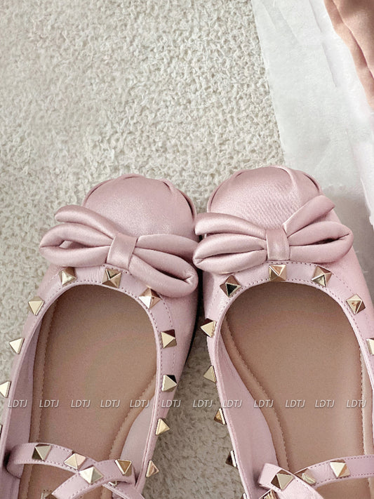 Silk Ribbon Ballet Shoes