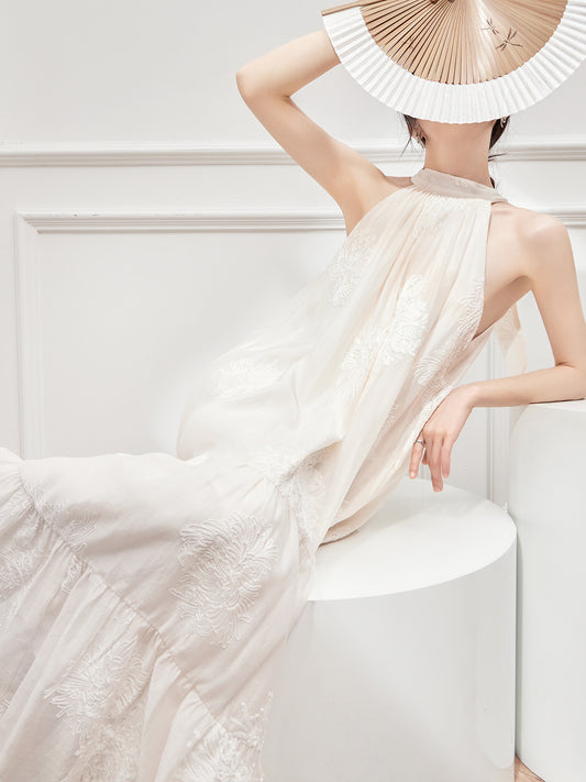 Luxe Tea Break Sleeveless Dress.