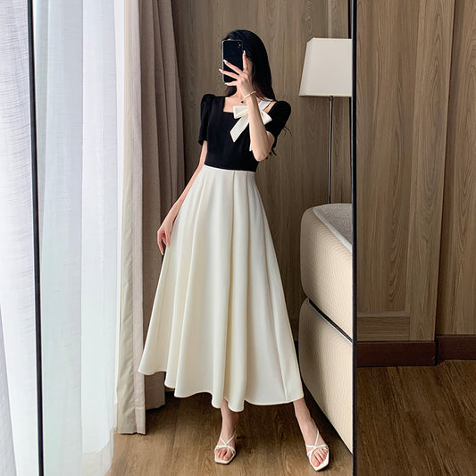 French Square Neck Dress