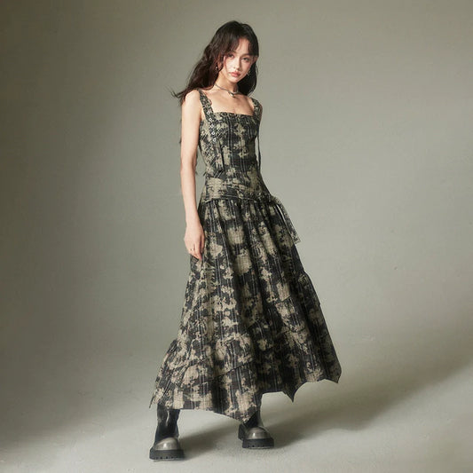 Mailard Retro -admustable dlaid bress