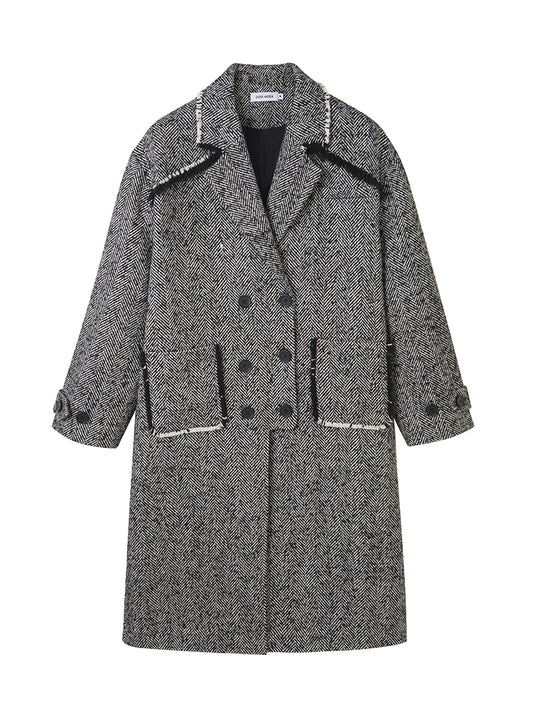 رائع معطف -معطف من الصوف