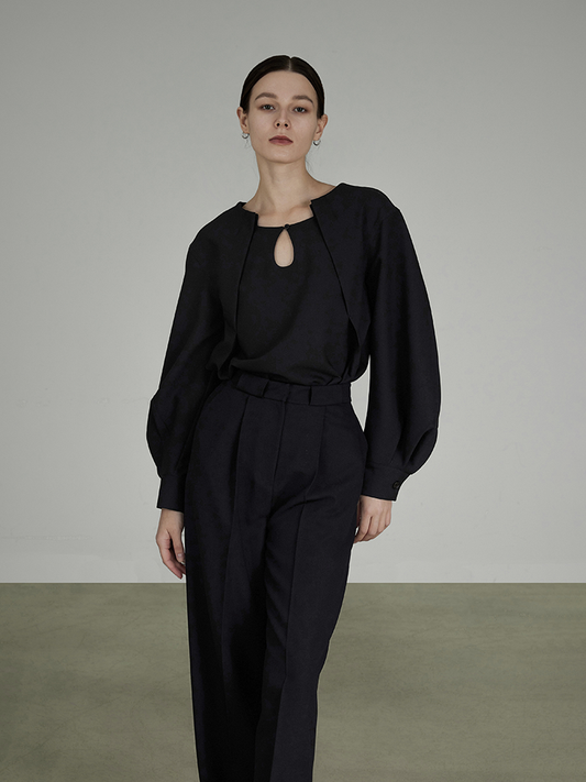 Camicia da colletto impilata