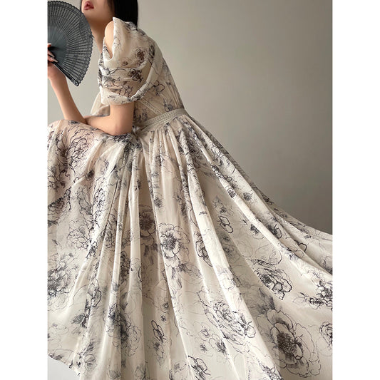 Moonlight Rose Lace Dress