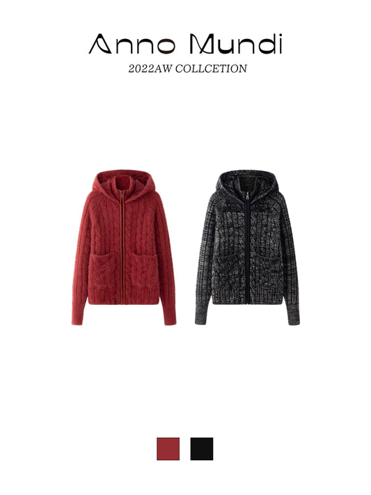 Rabbit Ear Knitted Cardigan