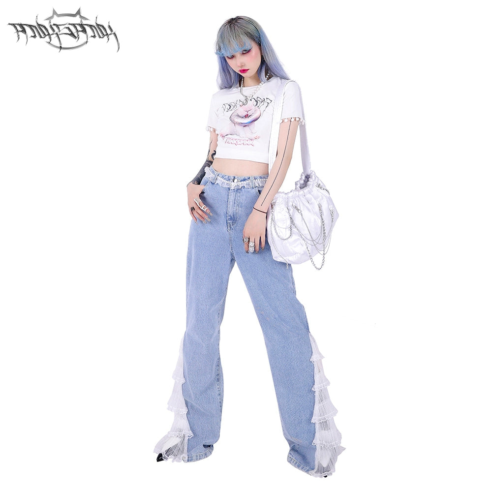 Garfield Cat Open Waist Short T