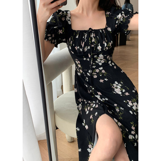 Black Floral Dress