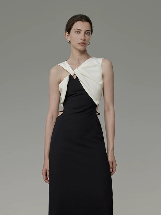 Elegante abito cavo in vita