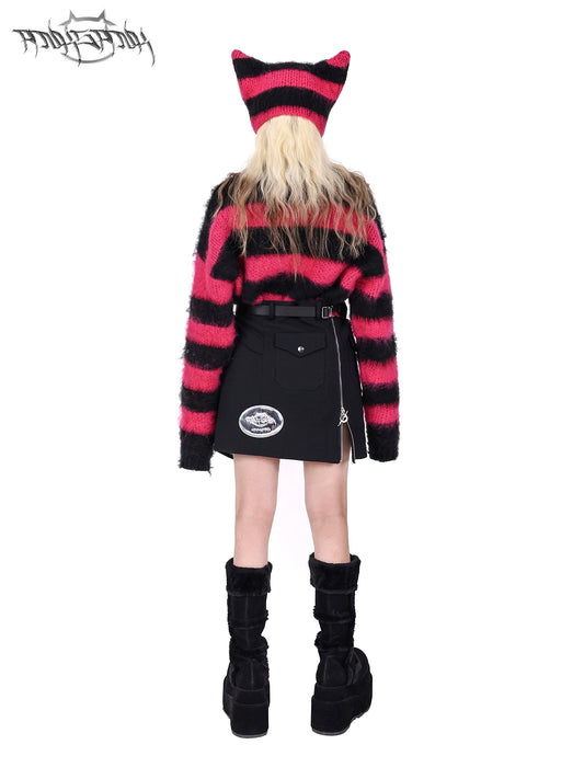 Rotatable Y2K Short Skirt