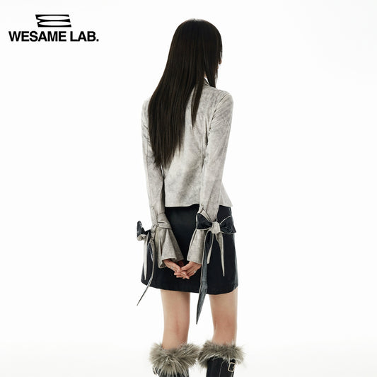 오리지널 디자인 된 꽃 실크 플라워 벨트 셔츠