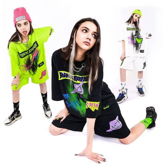 Graffiti Long Sleeve Socks