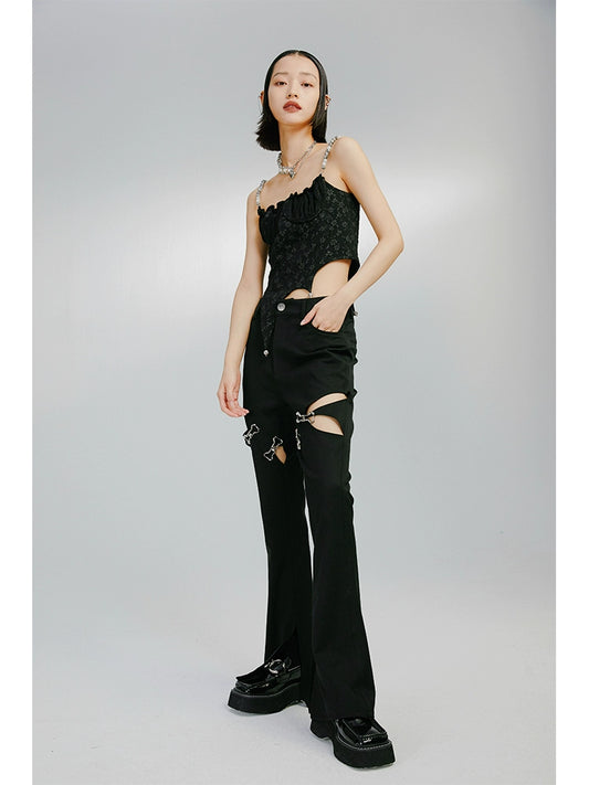 Micro Flare -جوفاء السراويل السوداء