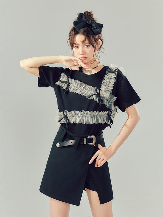 v -split rotro -high cerans skirt pants