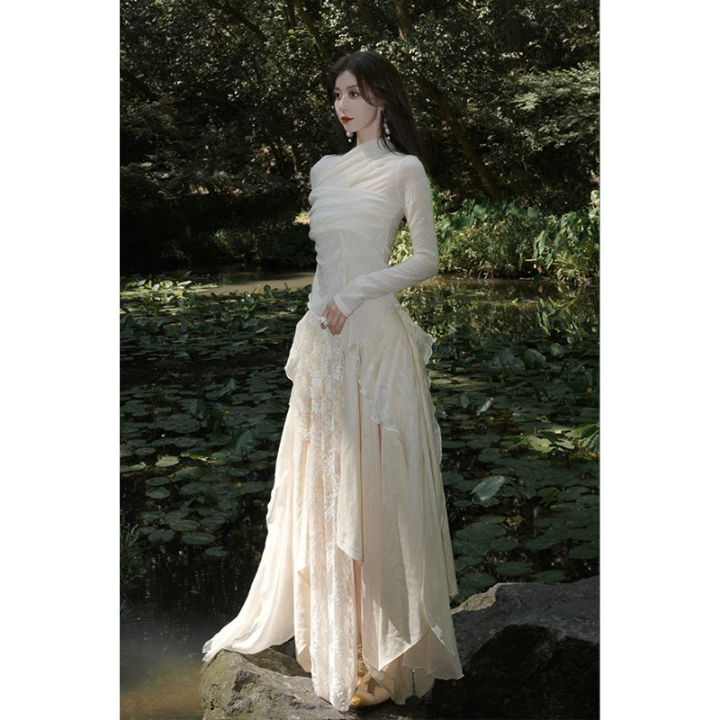 Круглая шерстяная вязаная шерсть: осень/зима