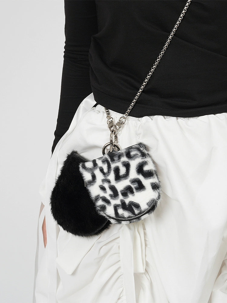 Plush Chain Card Wallet