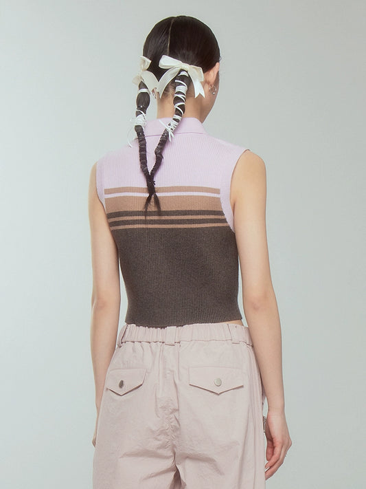 Розовая полоса - майка Академии Поло Академия