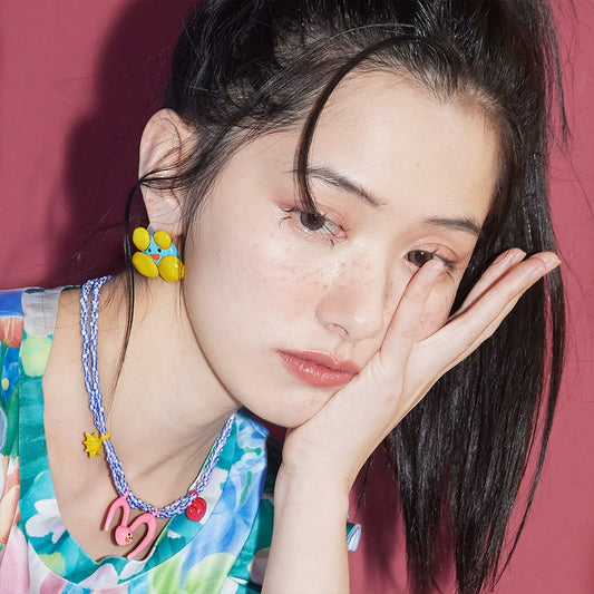 Rabbit Heart Star Necklace