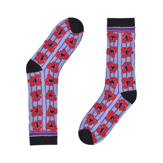 Японские носки с цветочным хлопком в средней трубе