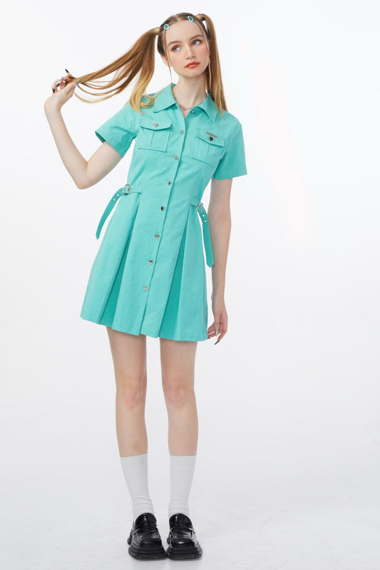 Vertical Stripe Flare Sleeve Top