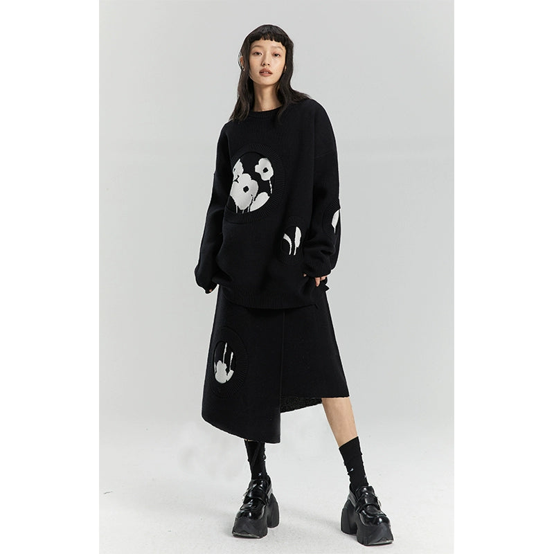 Hollow Heart Lace -small تنورة نسخة