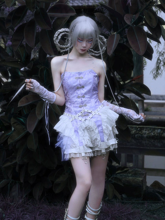 Divine Redemption Dark Lace Bra Top