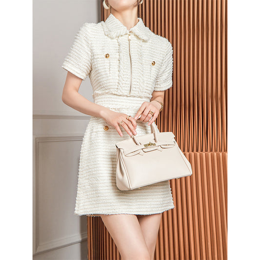 White Fragrance Skirt Dress