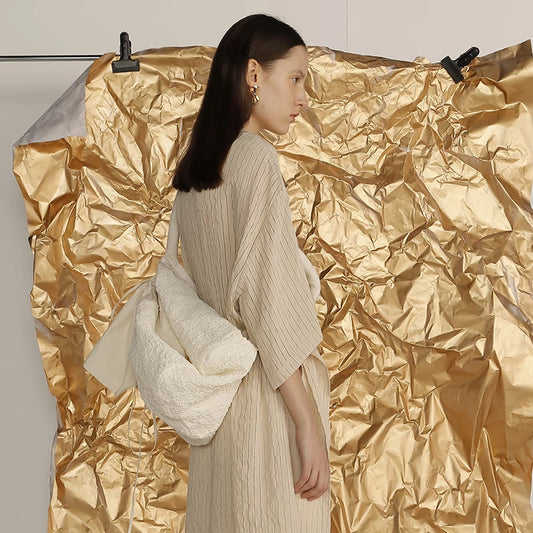 Wanderer Chic -Cotton Crossbody Bag