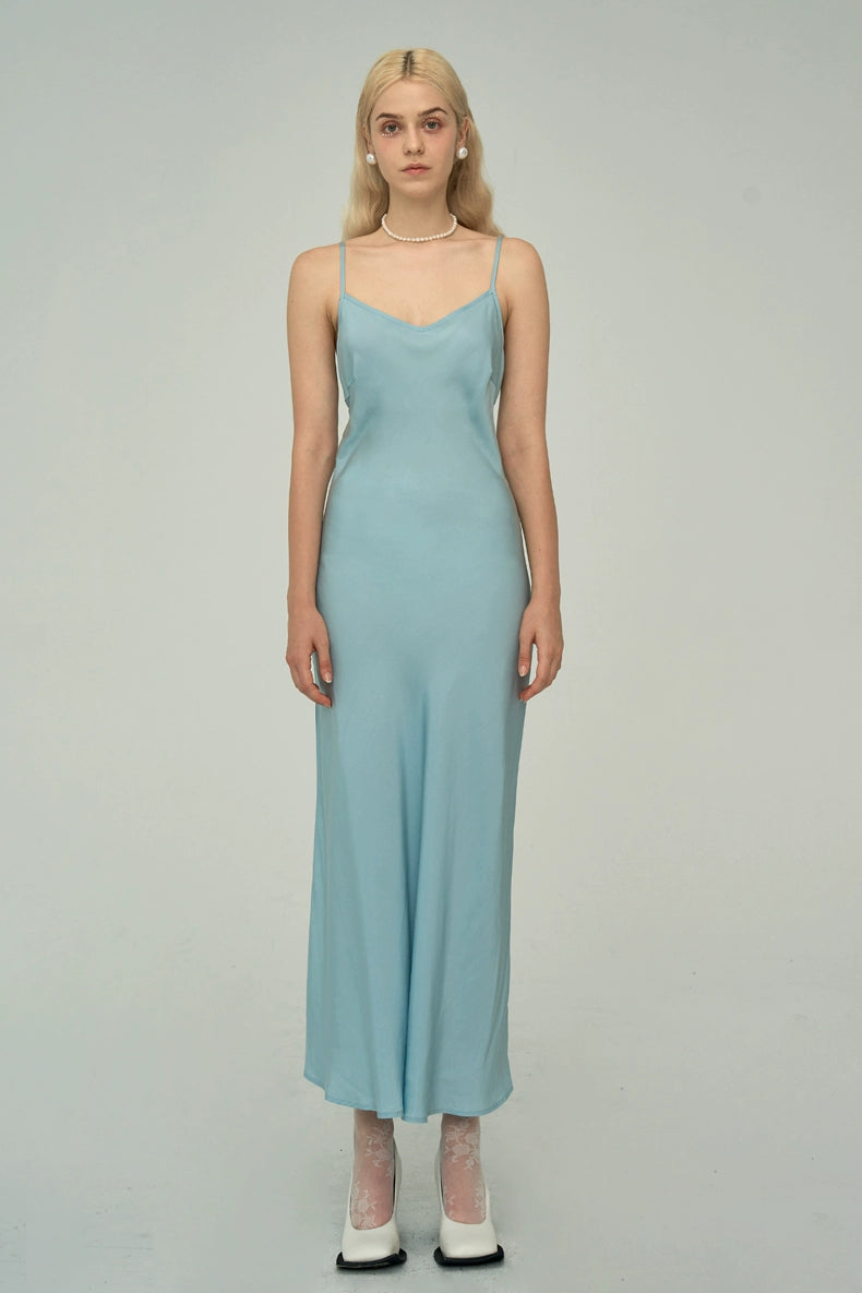 Milk Blue Suspended Dress